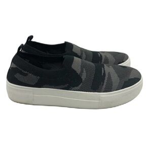 Cushionaire Memory Foam Women's Camo Knit Sneakers Size 7.5M Slip On Cas…